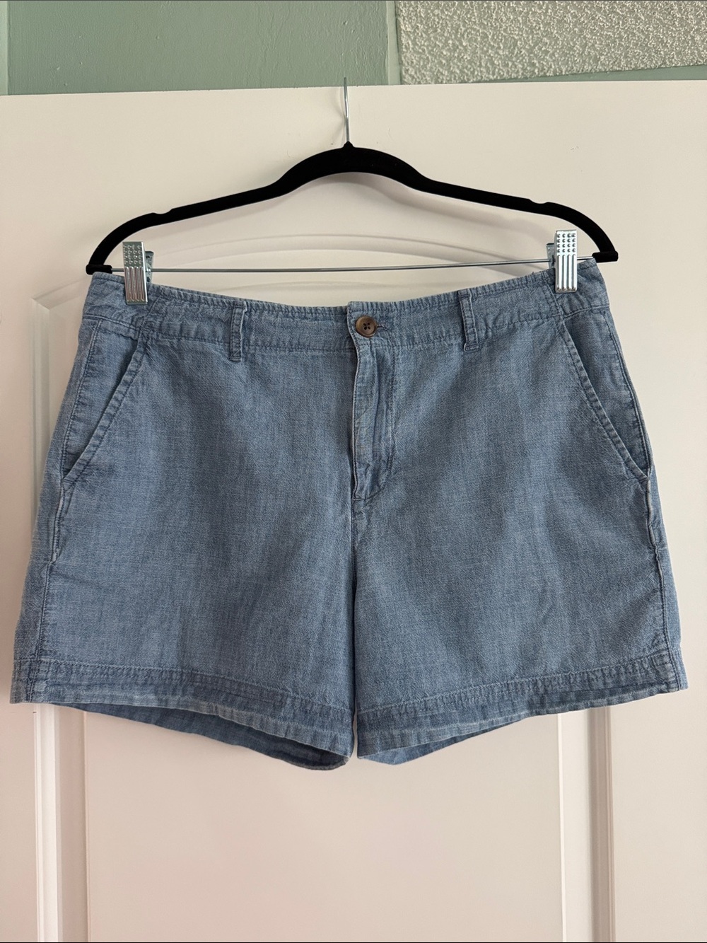 GAP Light Blue Denim-Style Women's Shorts
